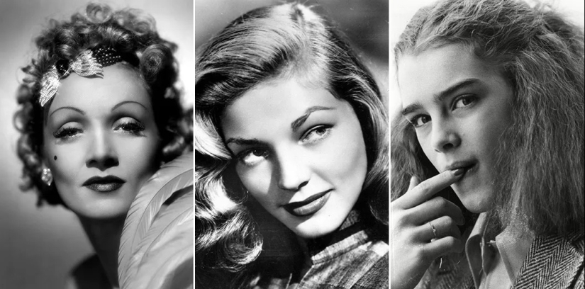 "Hilos", arcos y garrapatas: la evolución de las cejas de Marlene Dietrich a Cara Delevingne