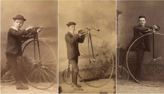 Historia de la bicicleta: El Penique-Farthing, o Rueda Alta