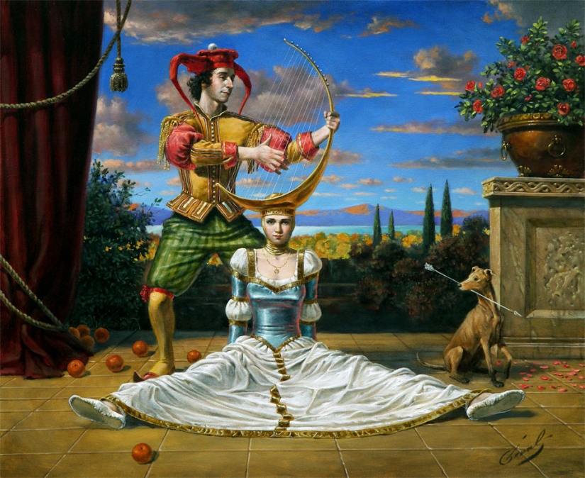 Historias increíbles en las obras del surrealista Mikhail Khokhlachev