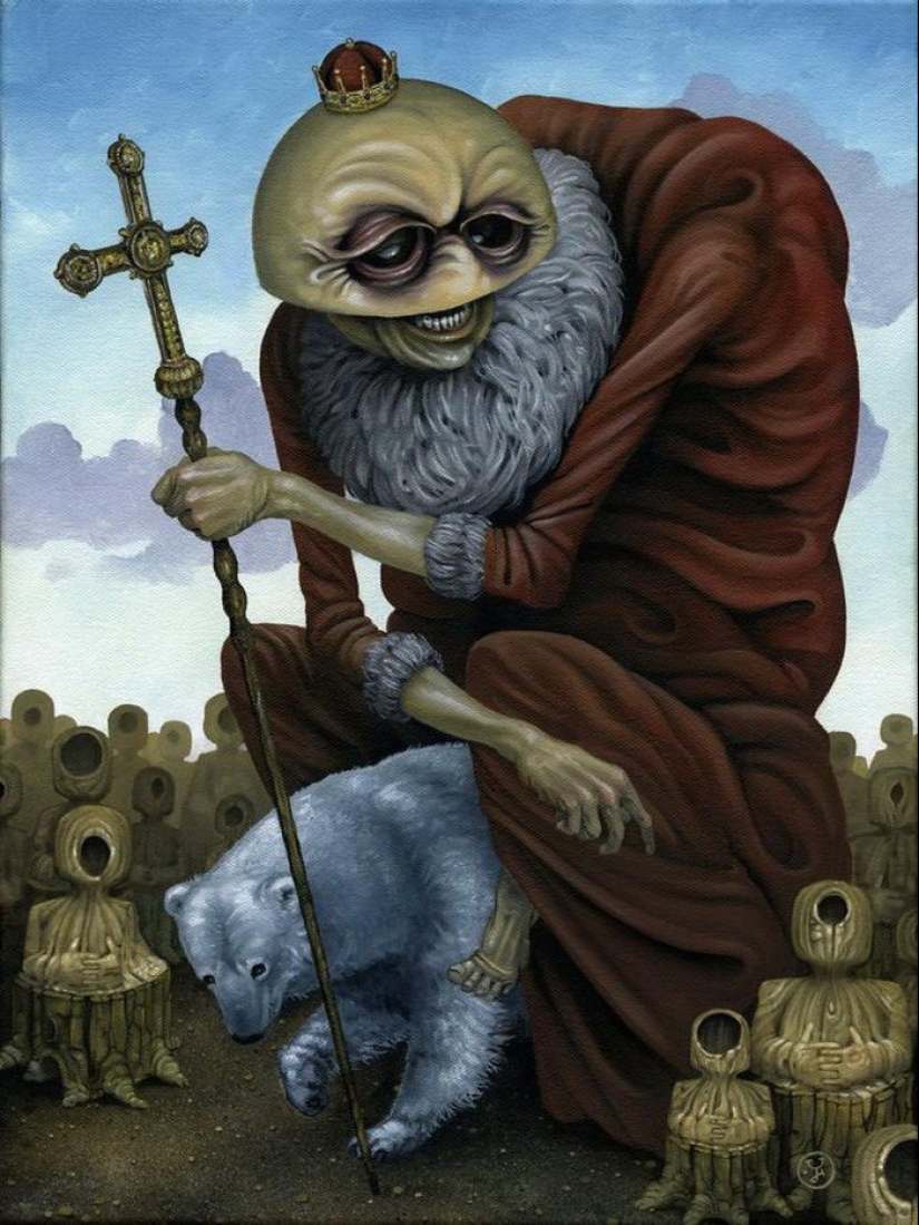 Historias oscuras en las pinturas de Jeff Christensen