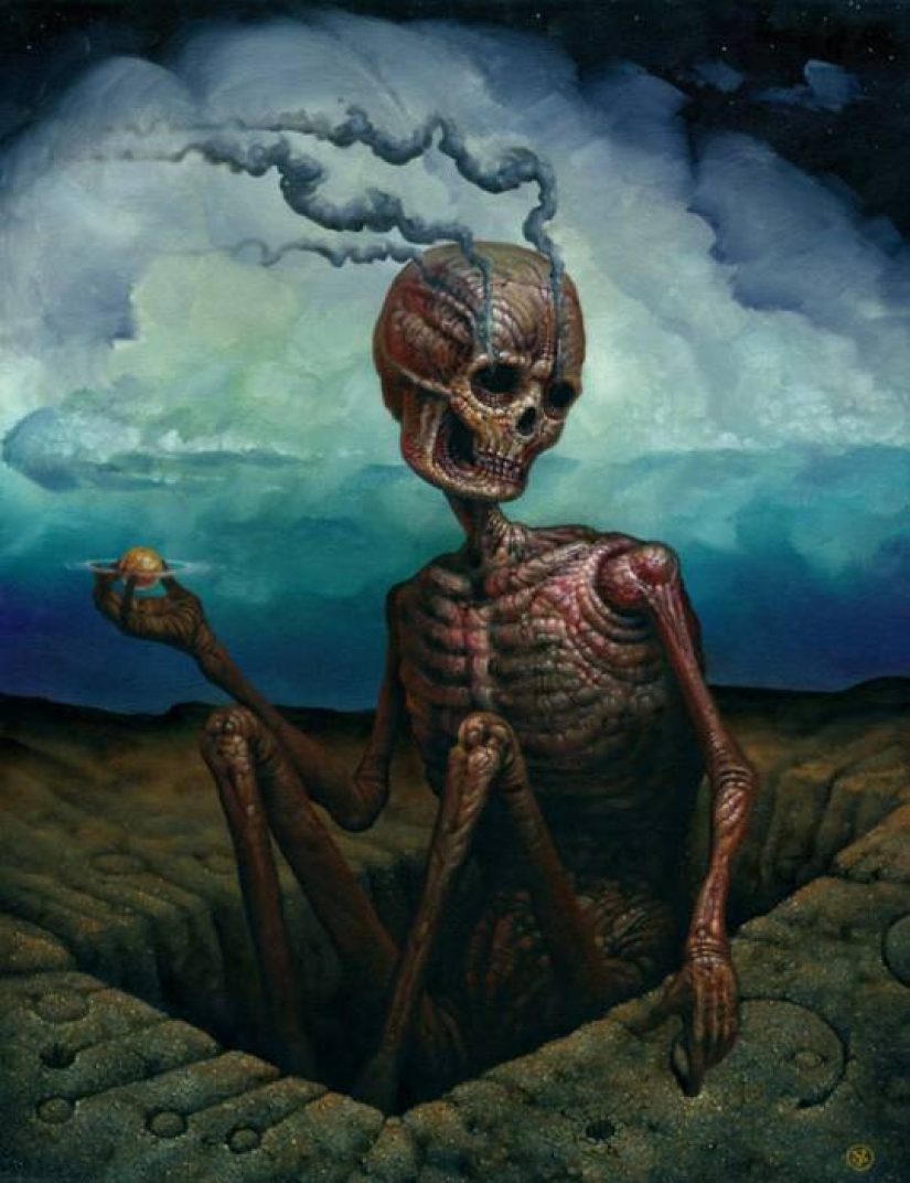 Historias oscuras en las pinturas de Jeff Christensen