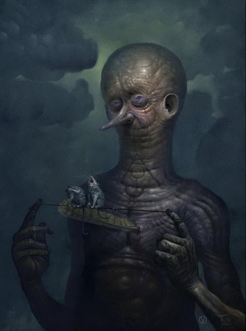 Historias oscuras en las pinturas de Jeff Christensen