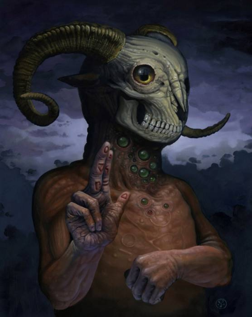 Historias oscuras en las pinturas de Jeff Christensen