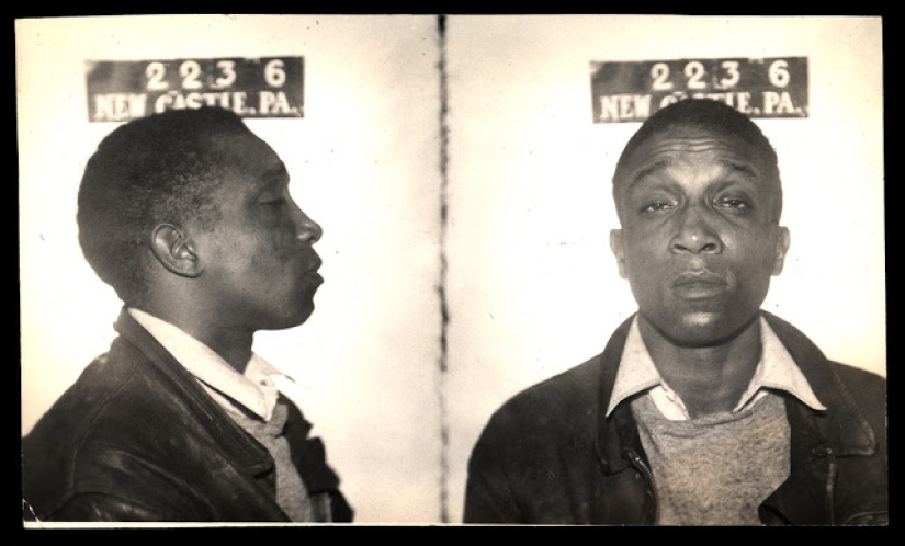 Historical pictures of criminals of the 1930s and 1940s