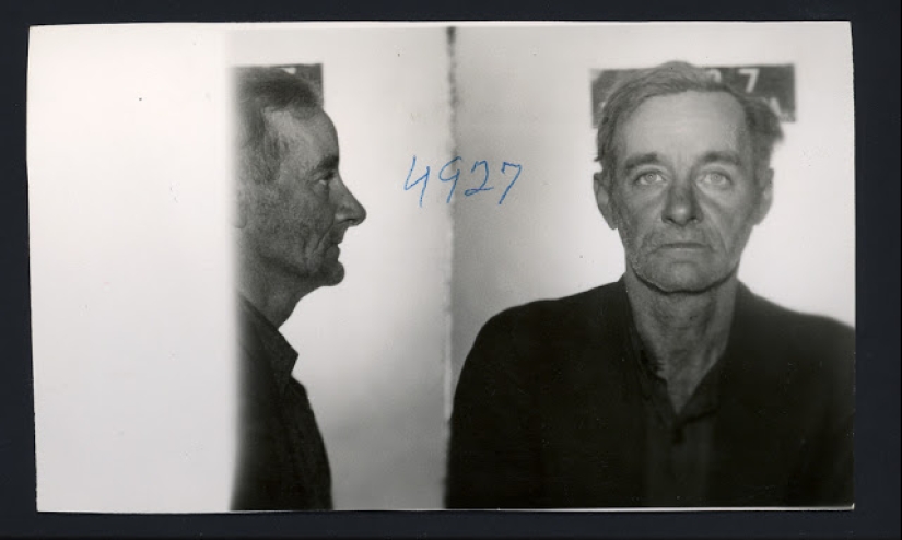 Historical pictures of criminals of the 1930s and 1940s