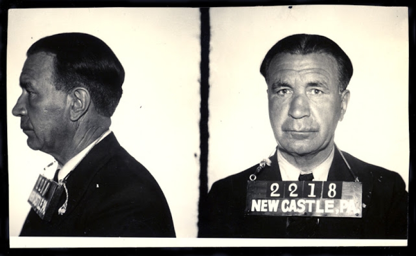 Historical pictures of criminals of the 1930s and 1940s