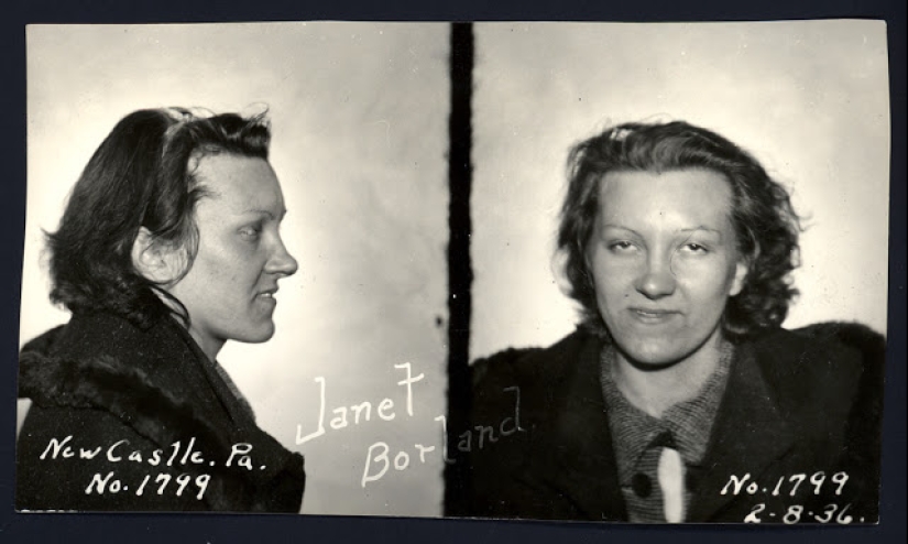 Historical pictures of criminals of the 1930s and 1940s