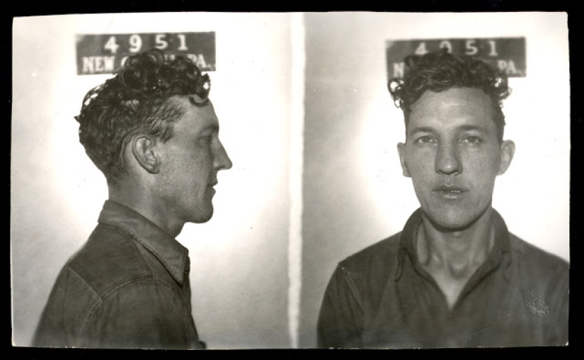 Historical pictures of criminals of the 1930s and 1940s