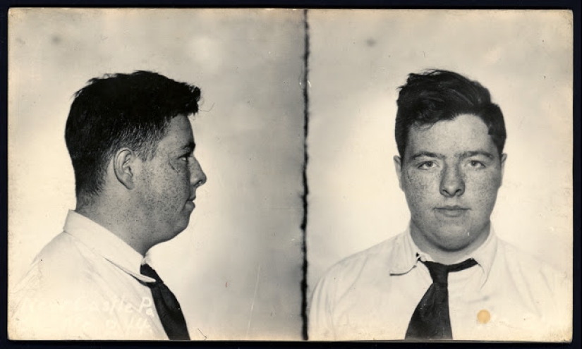 Historical pictures of criminals of the 1930s and 1940s