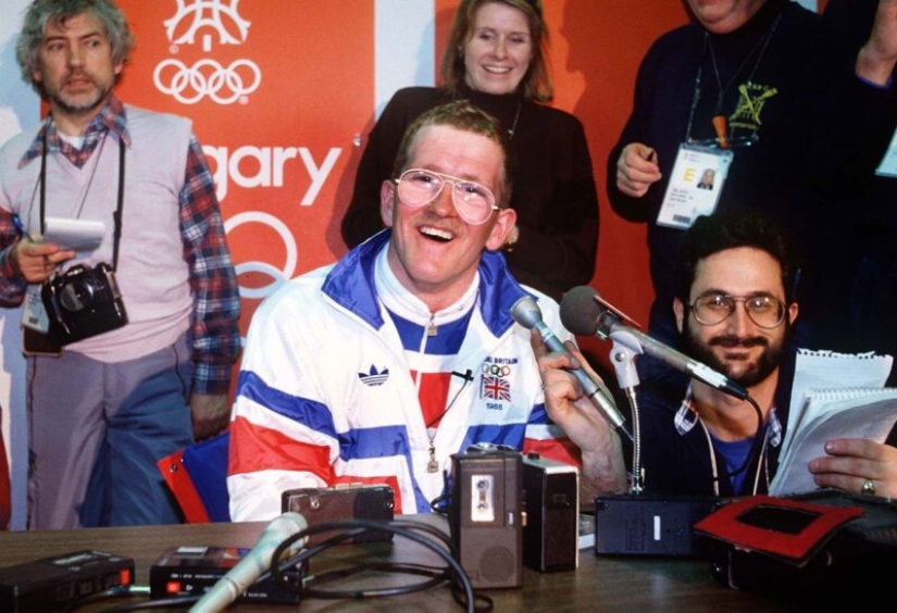 History plasterer Eddie the eagle — most interesting Olympian in history