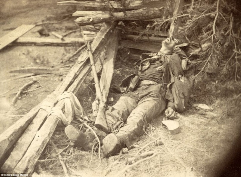 Horrifying photos of victims of the bloodiest war in US history