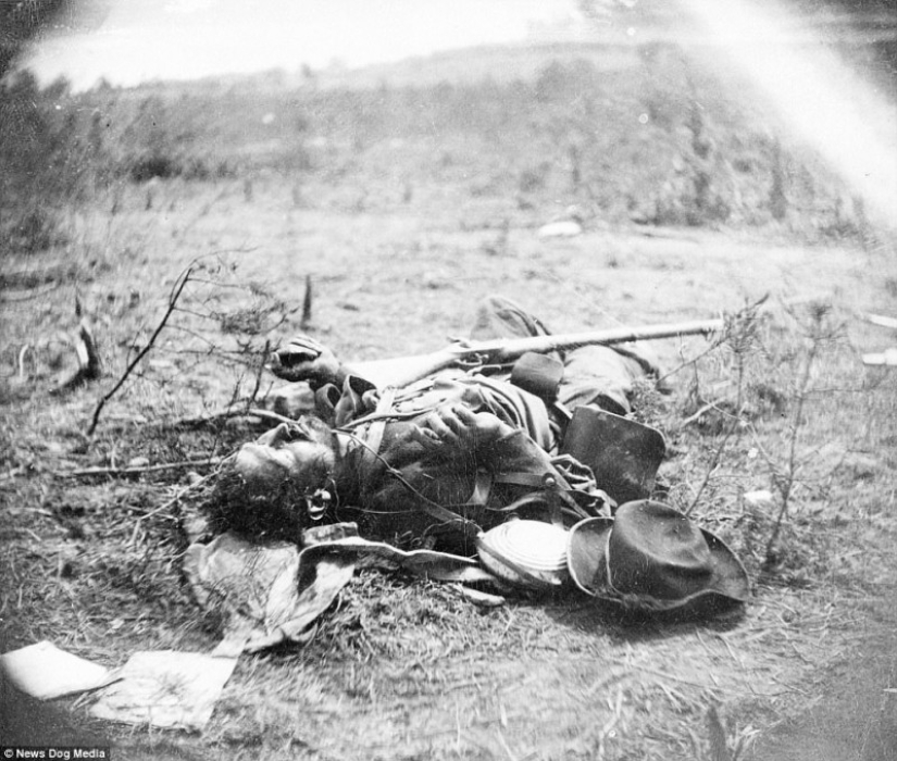 Horrifying photos of victims of the bloodiest war in US history