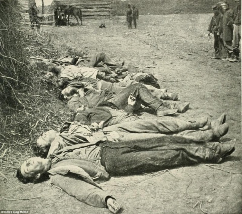 Horrifying photos of victims of the bloodiest war in US history