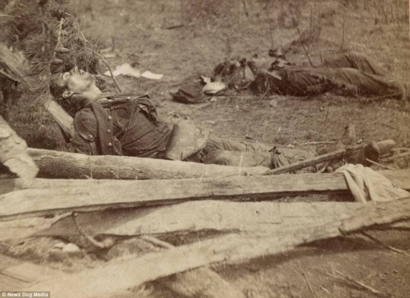 Horrifying photos of victims of the bloodiest war in US history