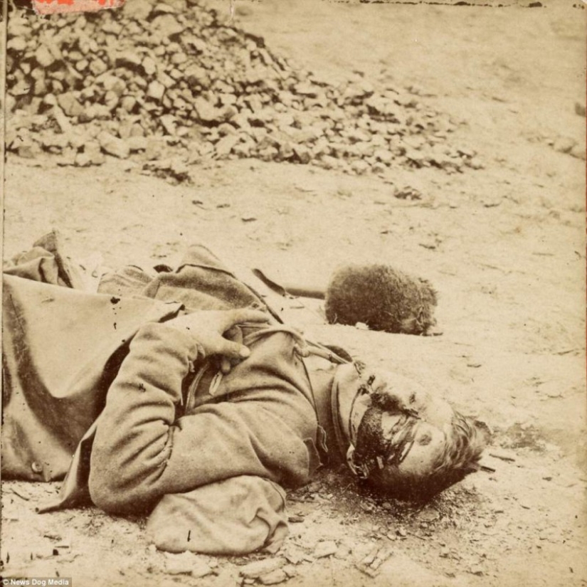 Horrifying photos of victims of the bloodiest war in US history