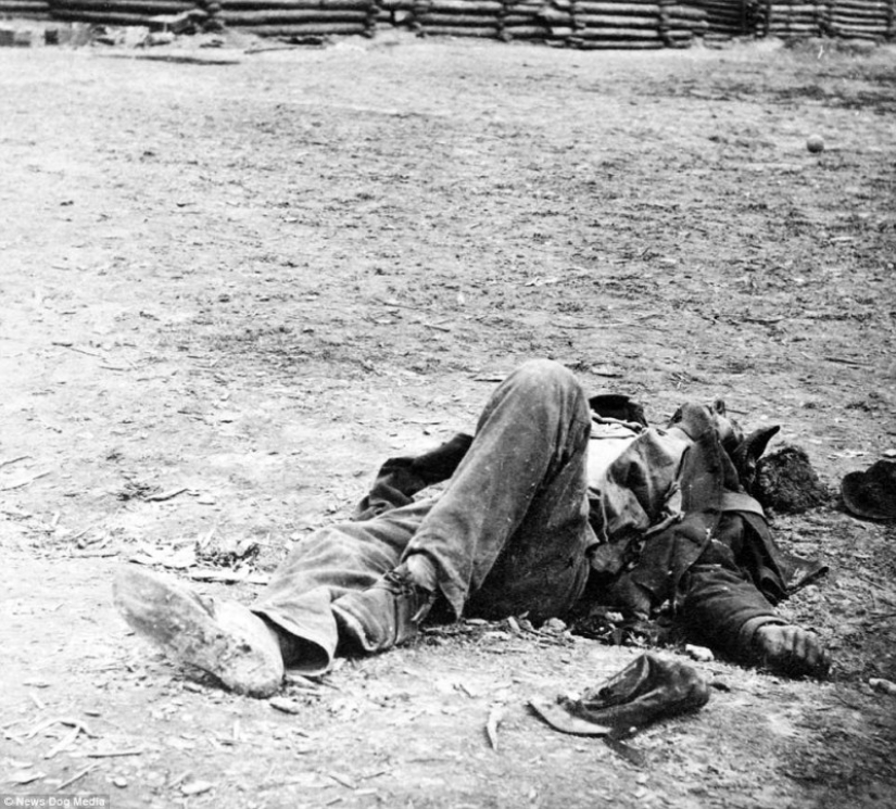 Horrifying photos of victims of the bloodiest war in US history