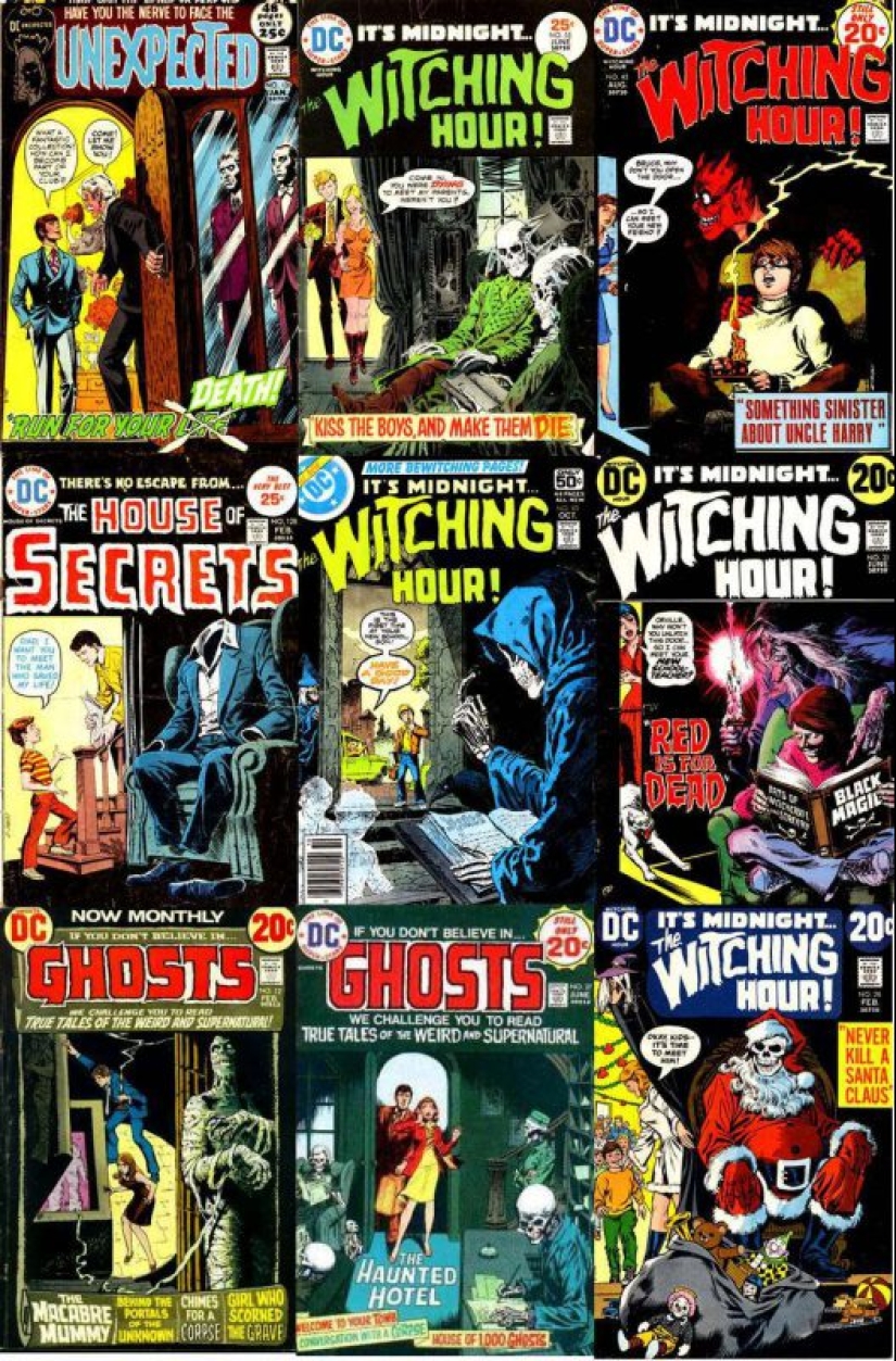 Horror repeats itself: the same type of motifs on vintage horror posters
