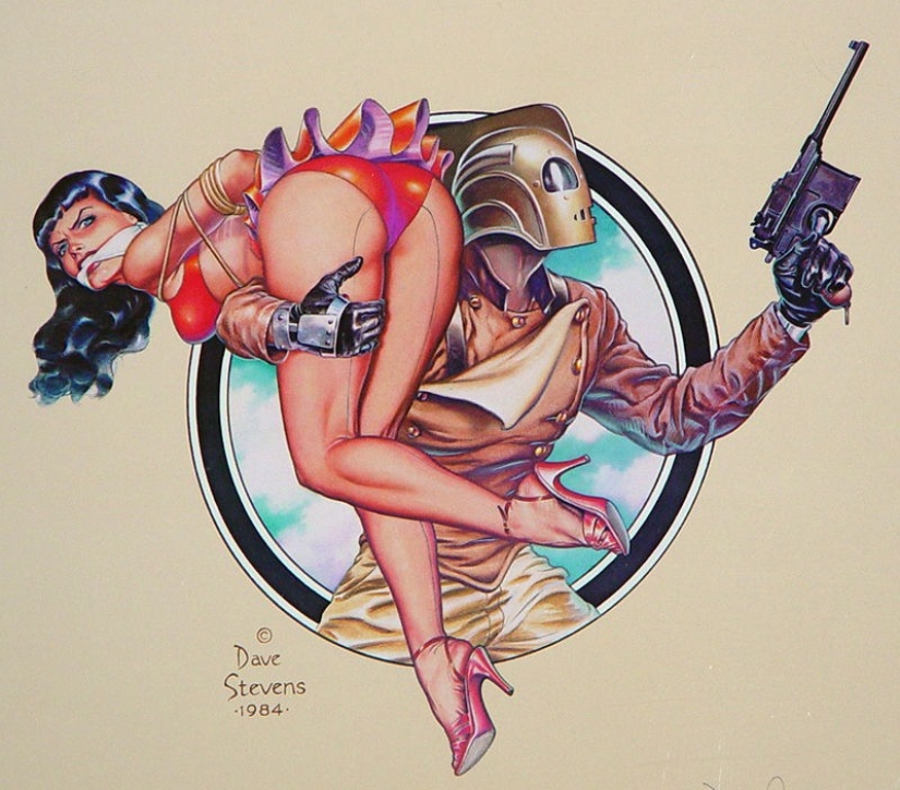 Hot babes illustrated by comic master Dave Stevens