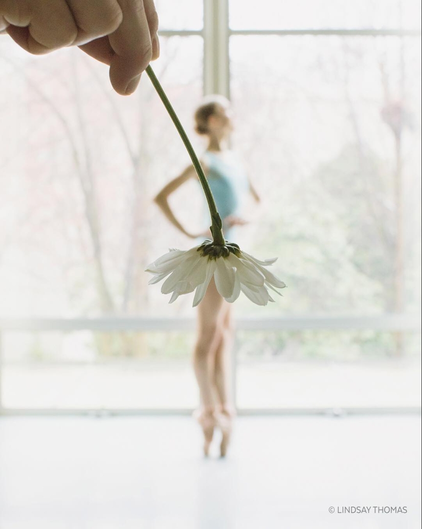 Hovering over the parquet: grace and tenderness in the photographs of ballet dancers from Lindsay Thomas