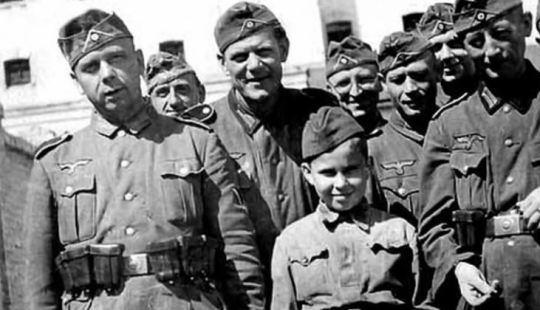 How a Jewish boy Ilya Halperin became the son of an SS regiment and "the youngest Nazi of the Reich"