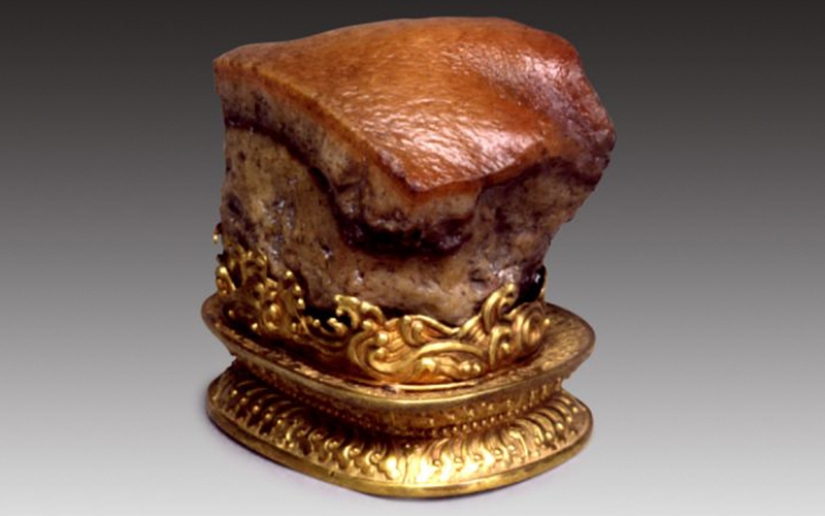 How did the famous Chinese “Meat Stone” appear?