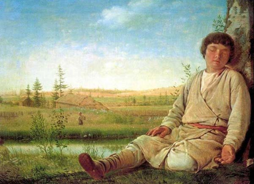 How did the tradition of an afternoon nap develop in Russia