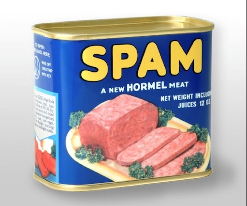 How did the word “spam” appear and what did it mean before?