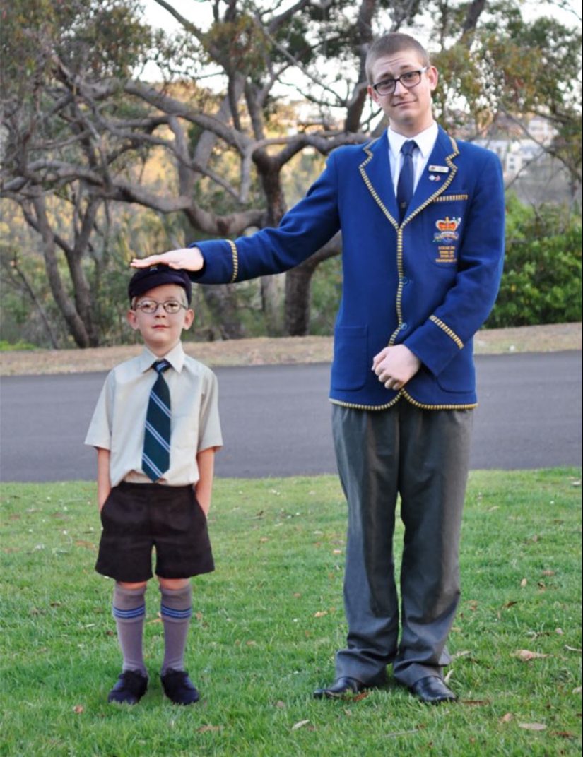 How many years, how many winters: children on the first and last day of school