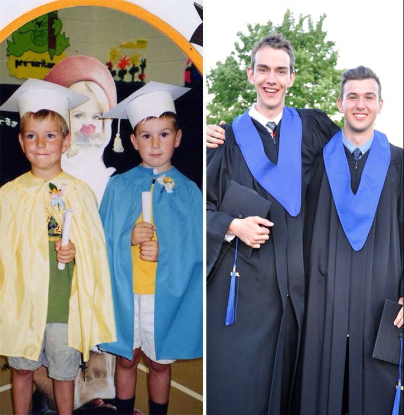 How many years, how many winters: children on the first and last day of school