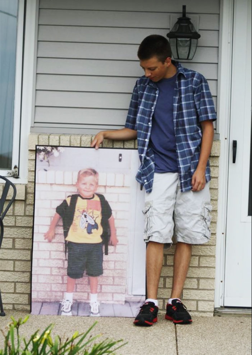 How many years, how many winters: children on the first and last day of school