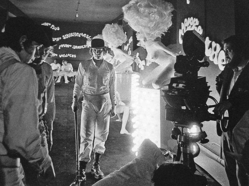 How Stanley Kubrick's "a Clockwork orange" was filmed