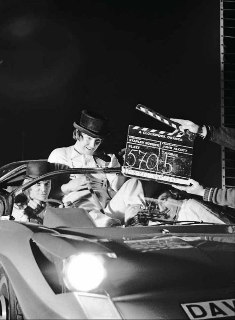 How Stanley Kubrick's "a Clockwork orange" was filmed