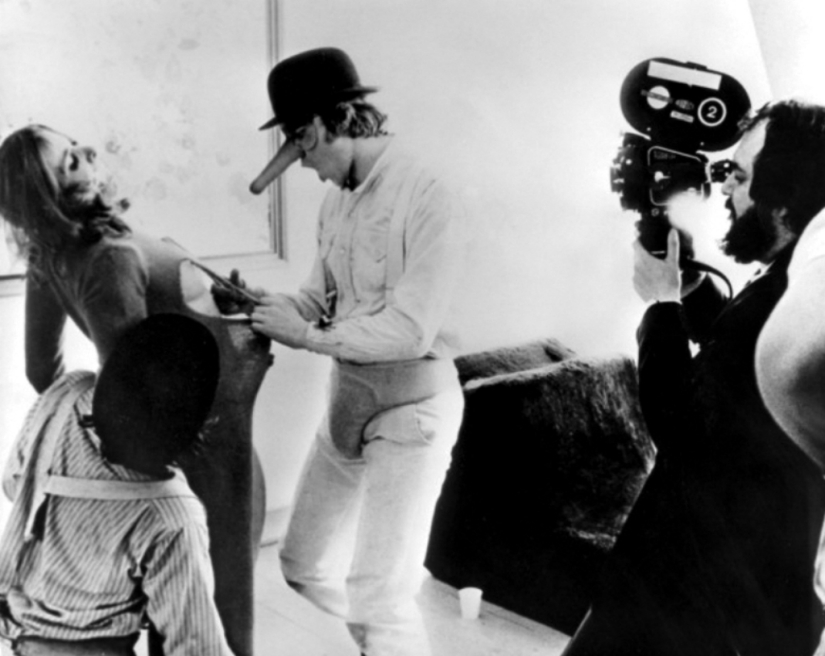 How Stanley Kubrick's "a Clockwork orange" was filmed