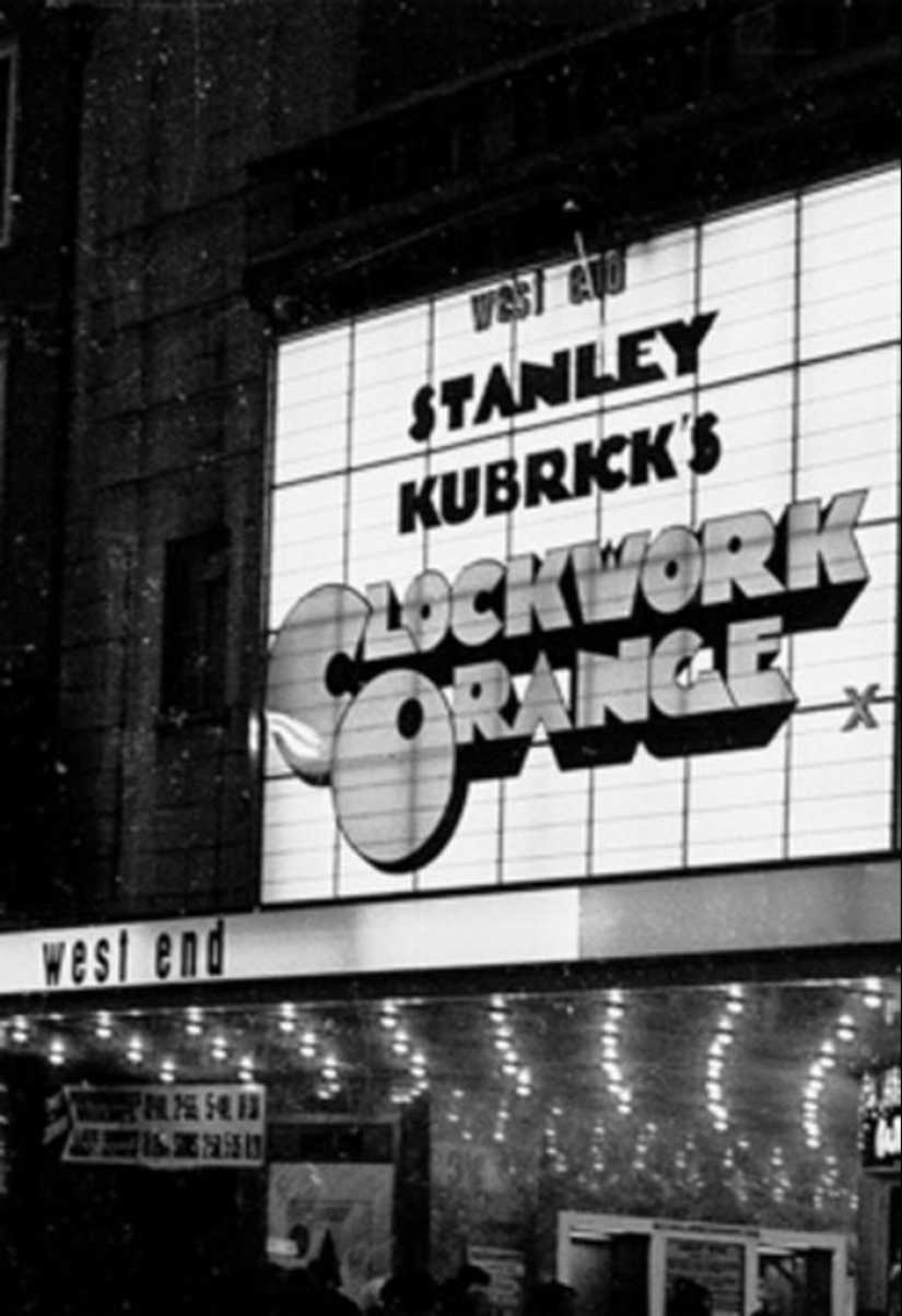 How Stanley Kubrick's "a Clockwork orange" was filmed