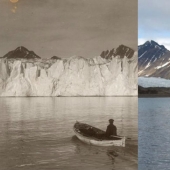 How the Arctic is melting: an impressive comparison of the frames of the XX century and modern