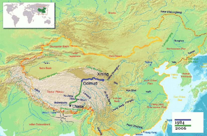 How the Chinese built the railway to Tibet