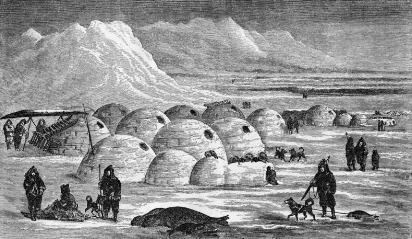 How the igloo is arranged - the winter dwelling of the Eskimos