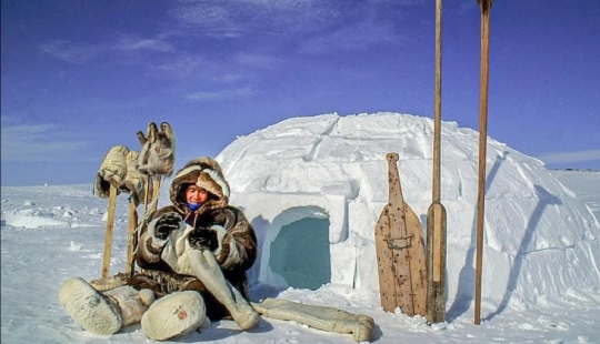 How the igloo is arranged - the winter dwelling of the Eskimos