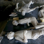 How the inhabitants of Pompeii died