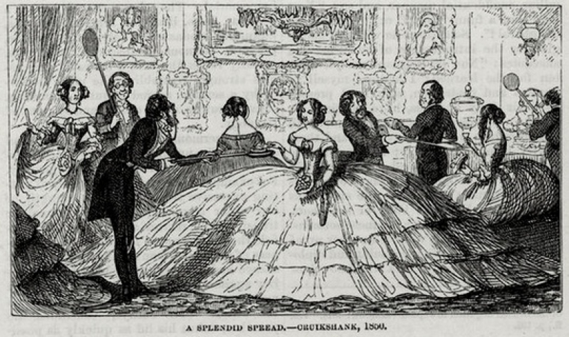 How the ladies of the 19th century went to the toilet in their crinolines — the historian tells and shows