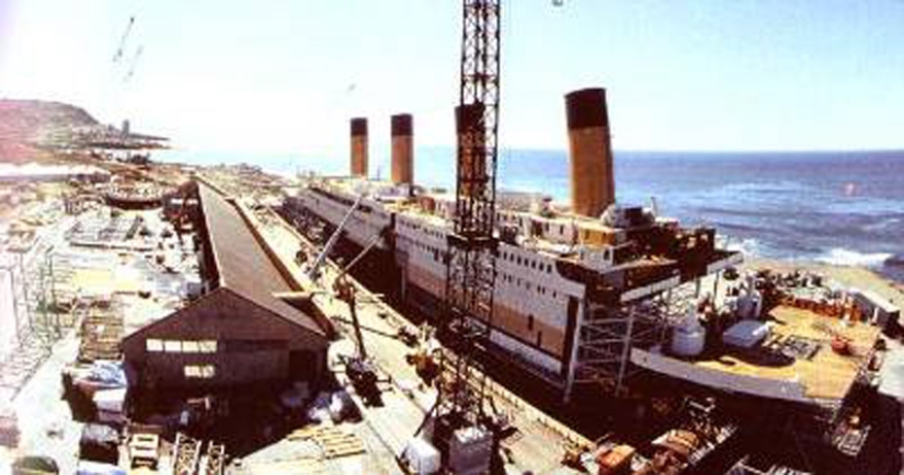 How the Titanic was filmed: rare photos from the filming