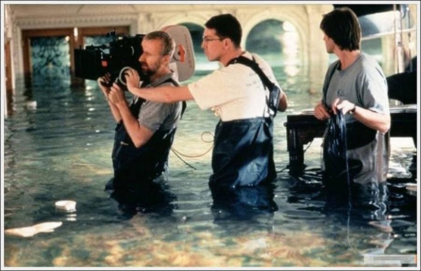 How the Titanic was filmed: rare photos from the filming