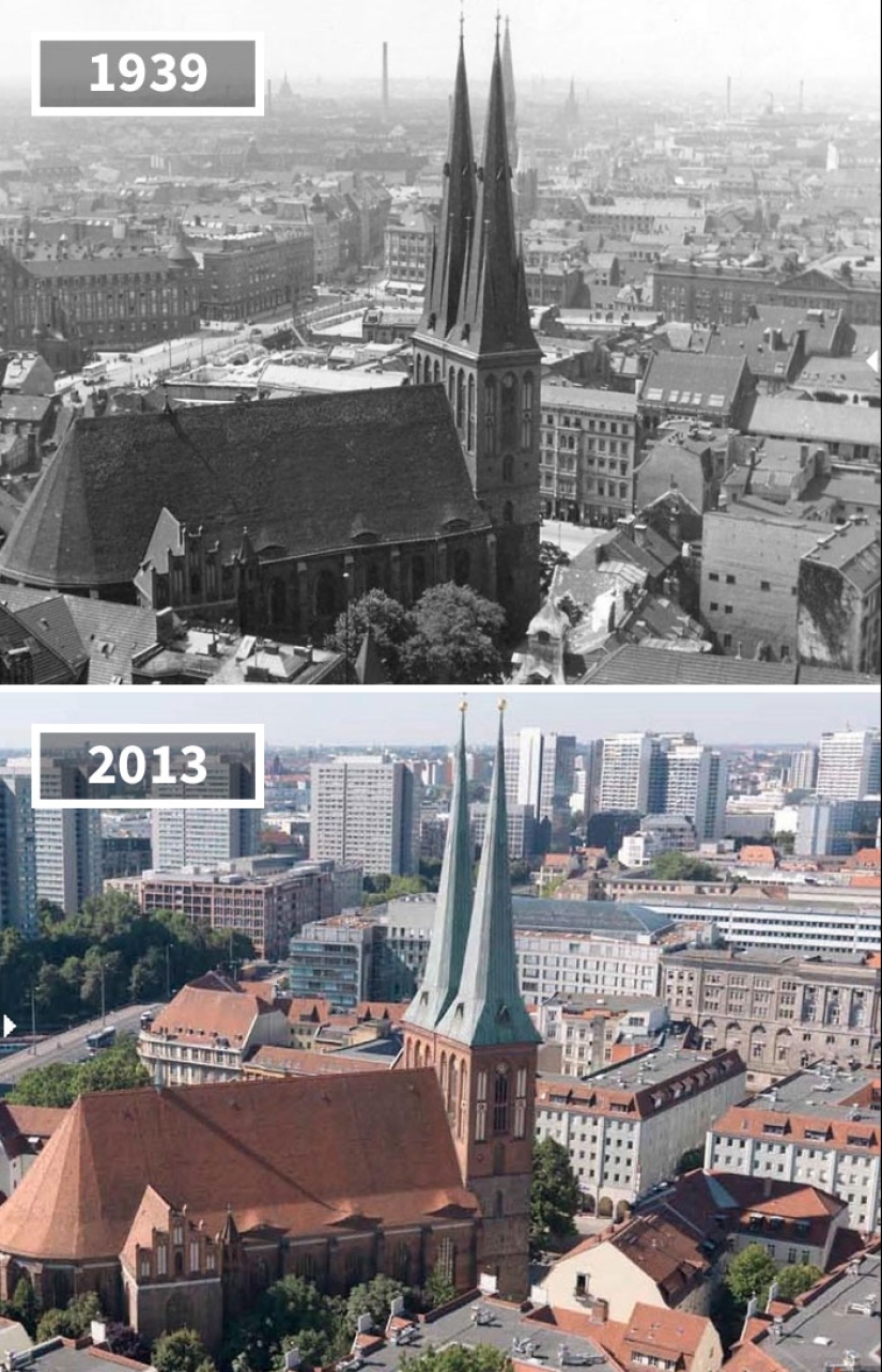 How the world has changed in 100 years: before and after photos