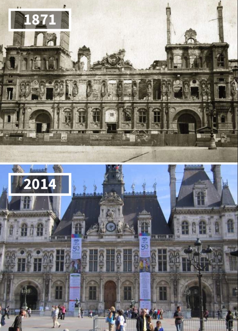 How the world has changed in 100 years: before and after photos