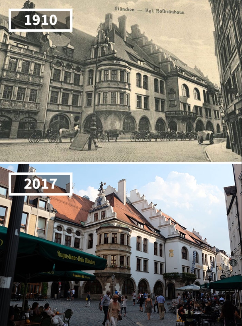 How the world has changed in 100 years: before and after photos