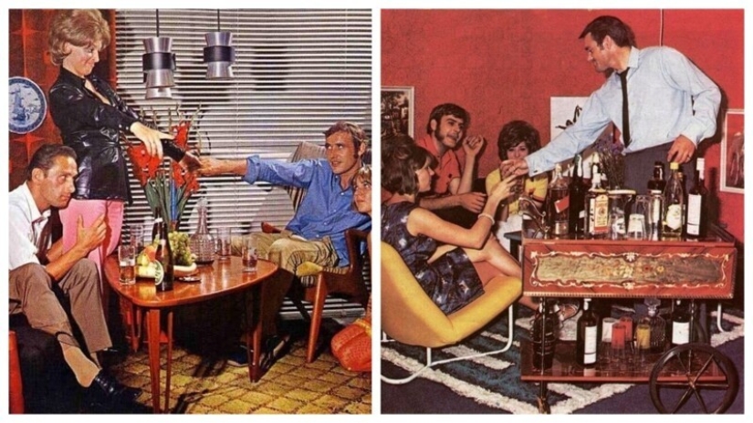 How they lit up at parties in the 1970s