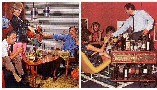 How they lit up at parties in the 1970s