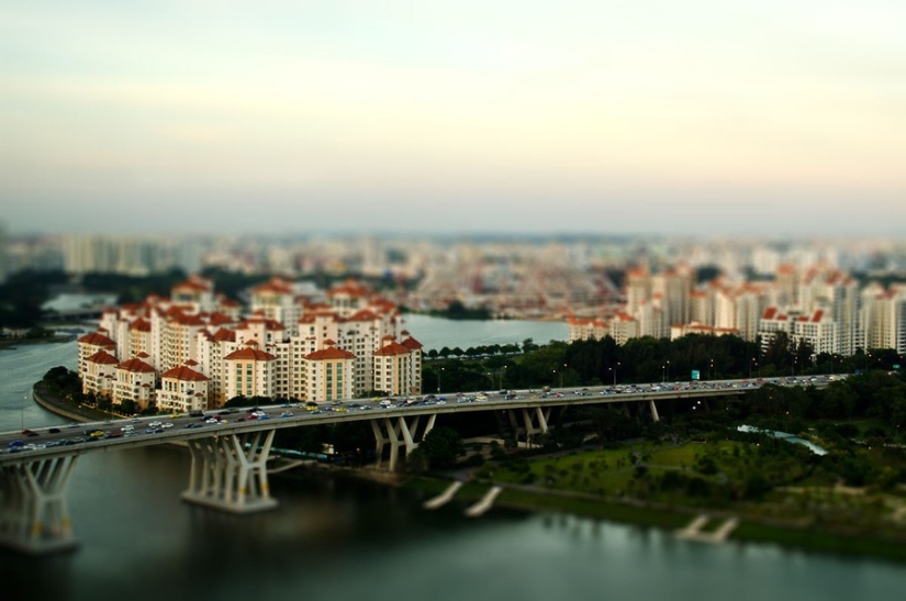 How to look like famous city in tilt-shift photographs