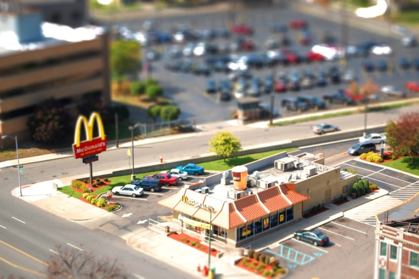 How to look like famous city in tilt-shift photographs