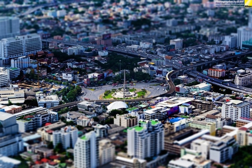 How to look like famous city in tilt-shift photographs